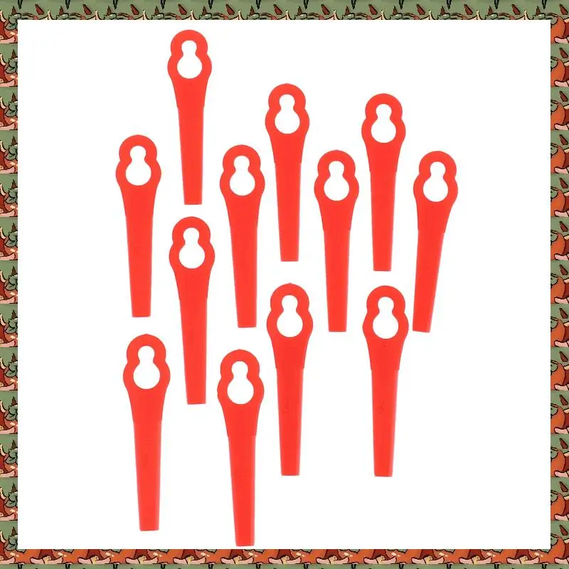 

ABLQ 300Pcs Swing Plastic Blade Pendants For DKGT06 20V Lithium 1500Mah Cordless Grass Trimmer Garden Timmer A