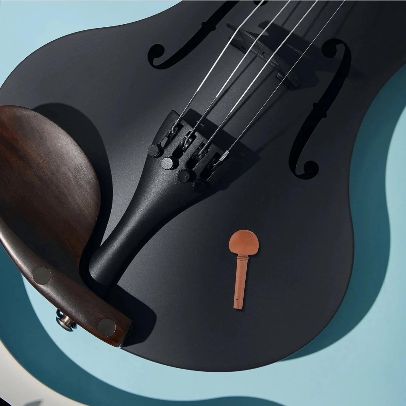 

4Pcs Violin Tuning Pegs Jujube Wood Replacement Parts 34-44 Size Stable Sound Violin Accessories Musical Instrument Strings