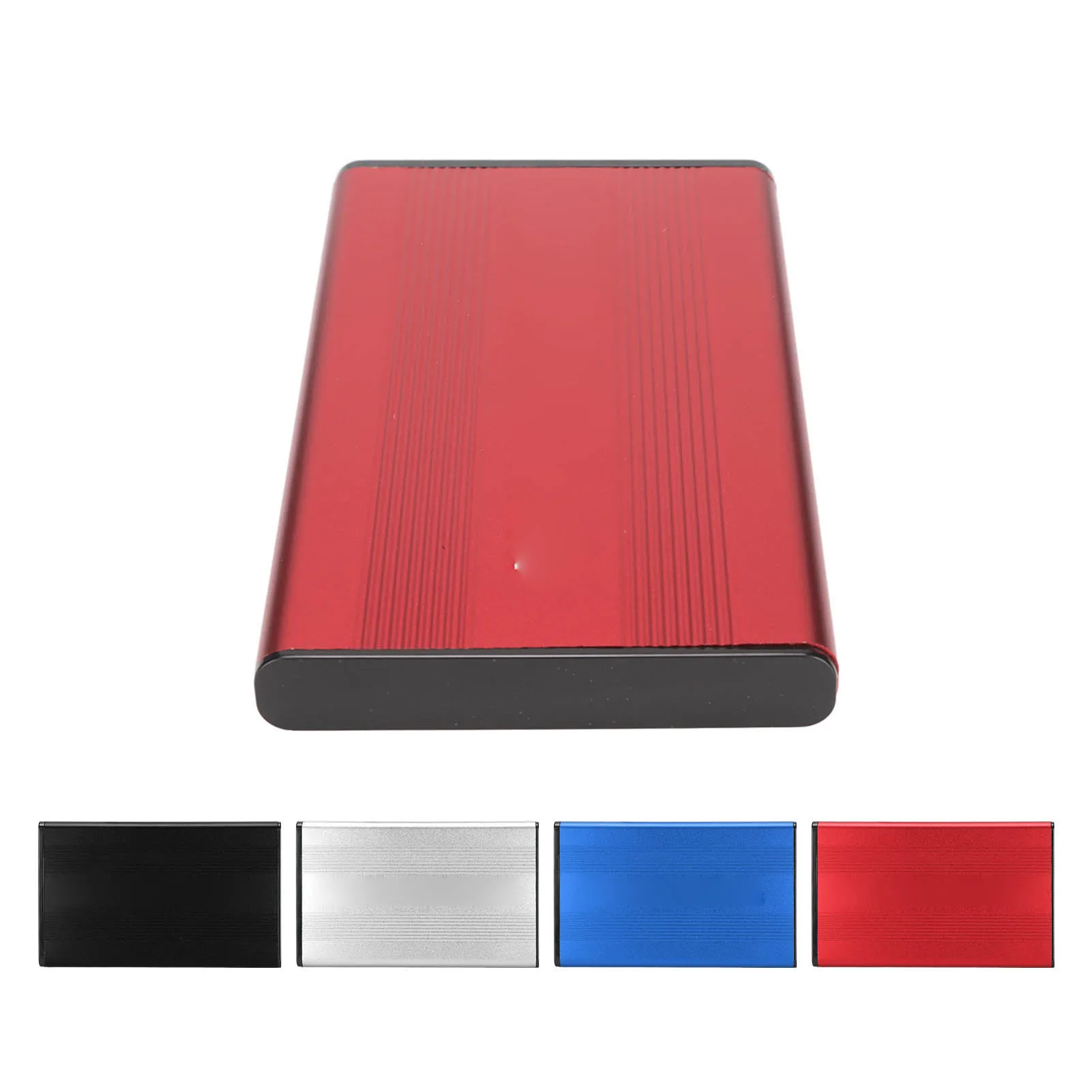 Caja USB3.0 a 2TB de capacidad Caja de disco duro USB3.0 de 2,5 pulgadas antiestática con carcasa de aluminio para OS X para Windows