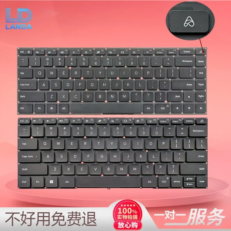 Laptop Keyboard Replacement Compatible with XMA2016 XMA2006-AB BJ J7265 14-inch Notebook Durable Ergonomic Design Responsive Key