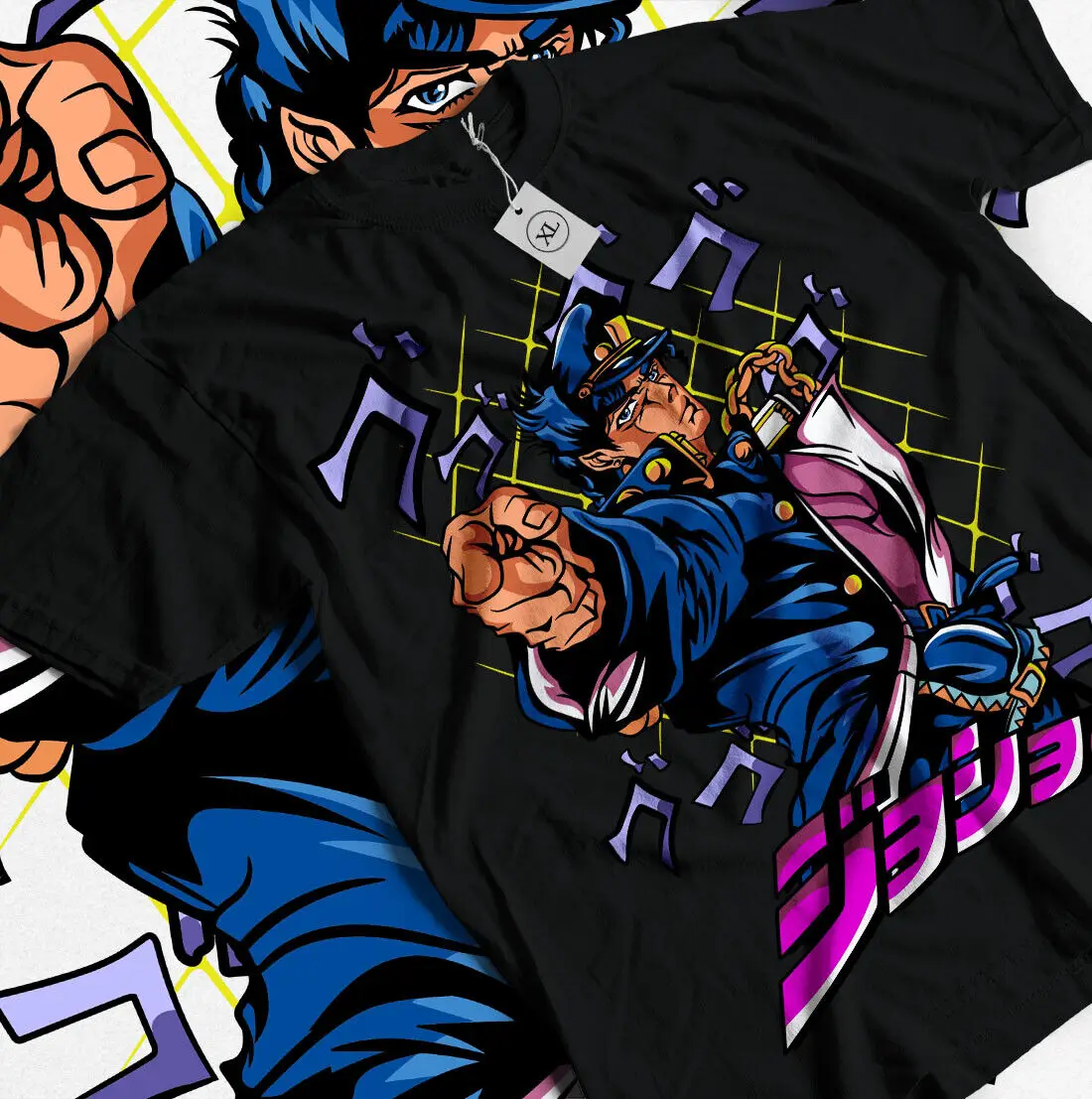 Jotaro Kujo-JoJo's Bizarre T-shirt JoJo's Bizarre Adventure Anime Shirt Soft Tee