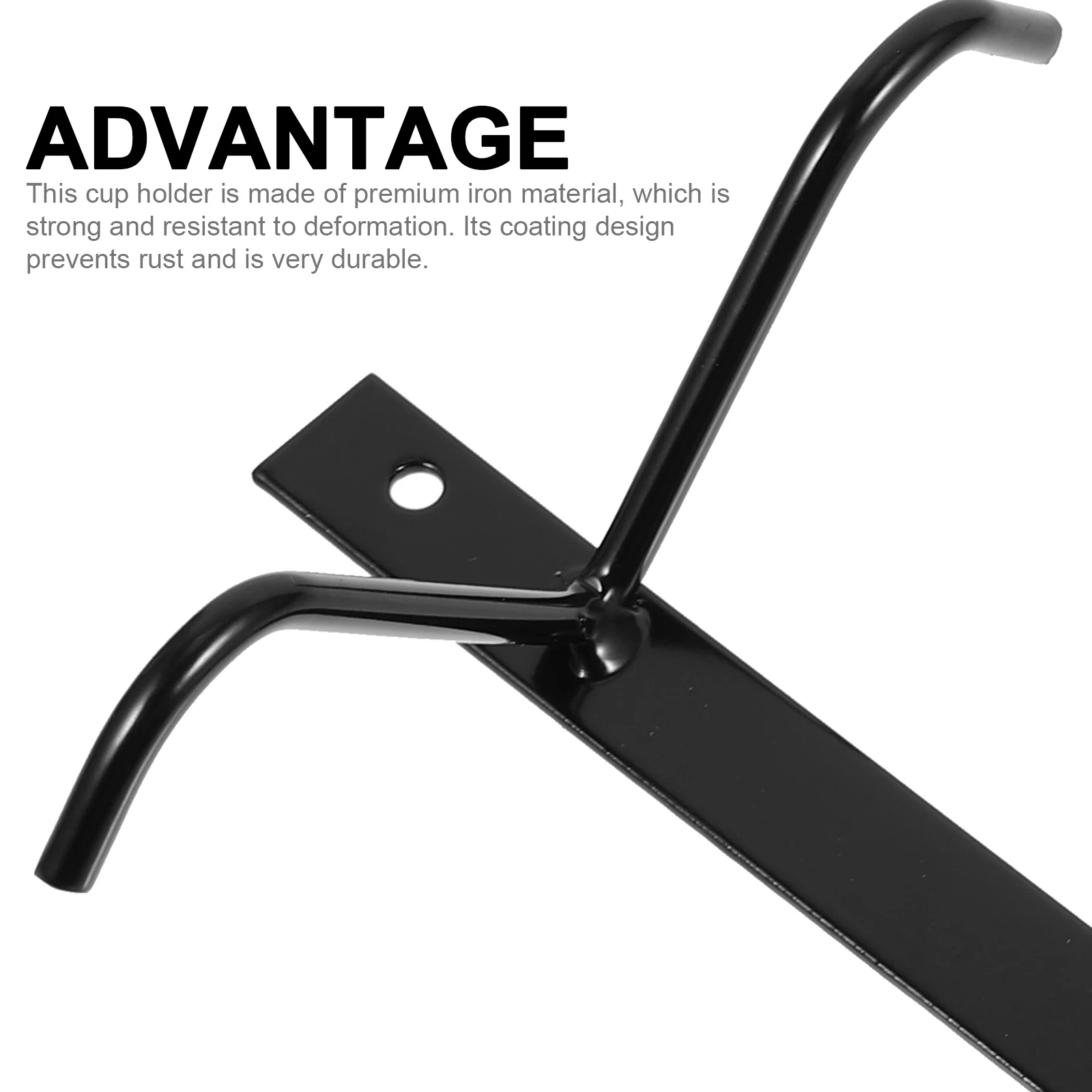 

3Sets Kitchen Mug Hooks Under Cabinet Coffee Cup Drying Holders Screw Mounted Kitchenware Rack for Cups Spoons and Utensils