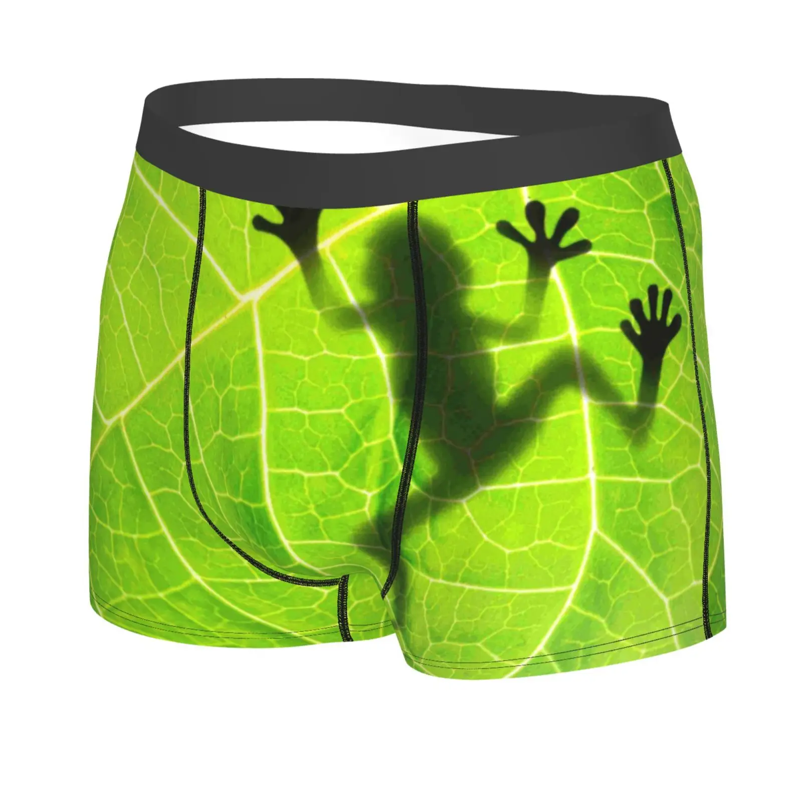 Rain Forests Green Tree Frog Men Underwear Boxers Breathable Mens Boxershorts Men's Panties Underpants Man Boxers Briefs Trunks
