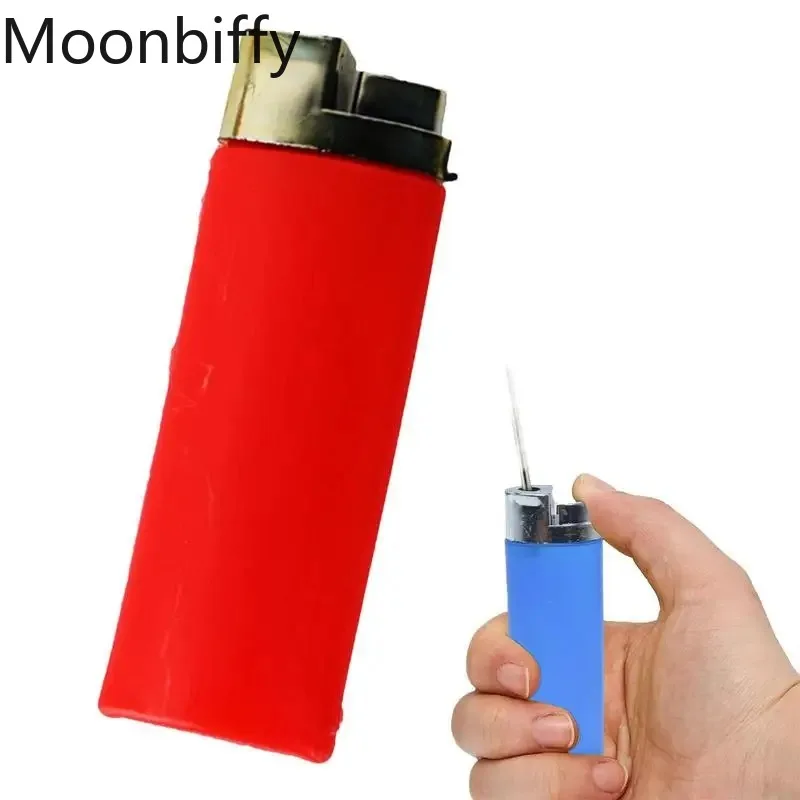 ABS Funny Water Jet Lighter Prank Toys Water Squirting Lighter Fake Lighter Tricky Joke Toy April Fools Day Prank Props for Kids