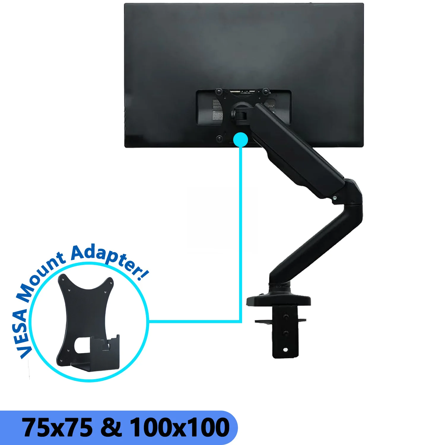 

Brand New VESA Mount Adapter Bracket for Dell S2240L S2240M S2340L S2340M S2440L VESA Adapter 75x75 & 100x100 for Monitors Arms