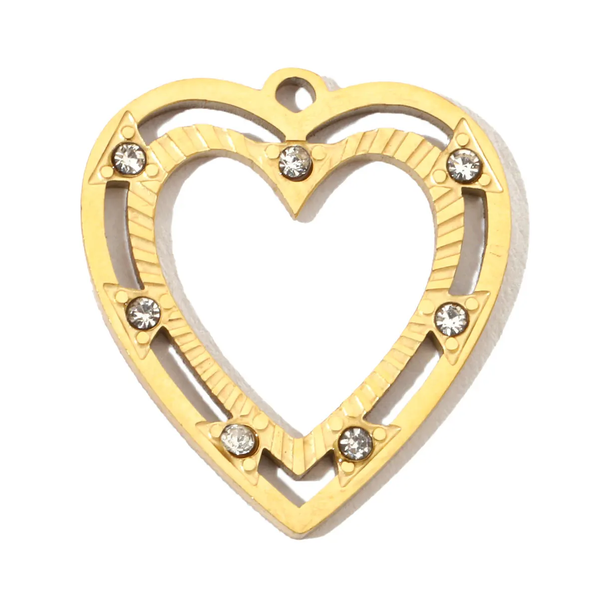 3Pcs/Lot Stainless Steel Star Sun Charms Heart Moon Pendants For DIY Making  Bracelet Necklace Jewelry