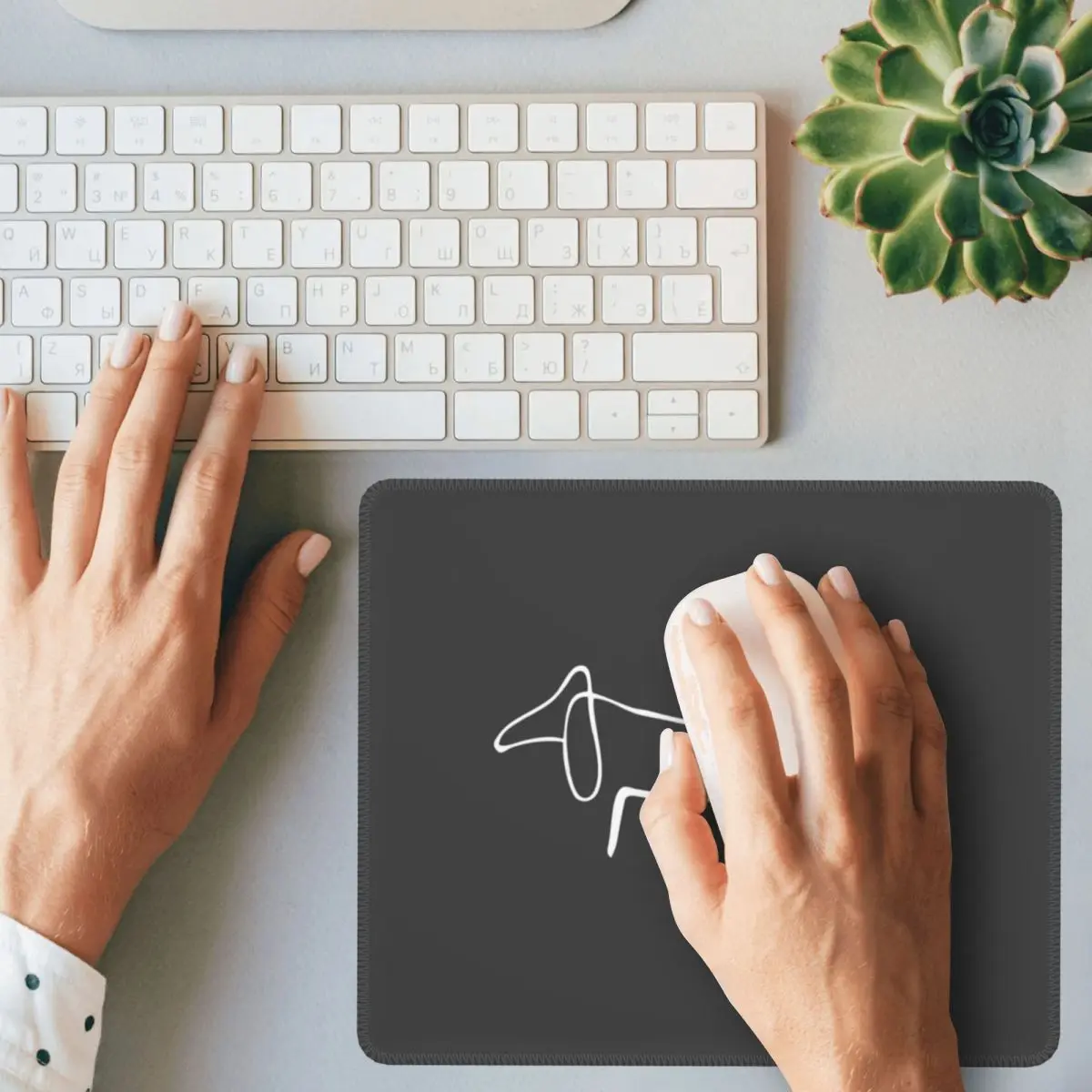 بابلو بيكاسو وايلد وينر الكلب الألماني ماوس الوسادة الكمبيوتر لوحة المفاتيح ماوس حصيرة الألعاب الكمبيوتر حصيرة مكتبية مكتب الجدول الحصير