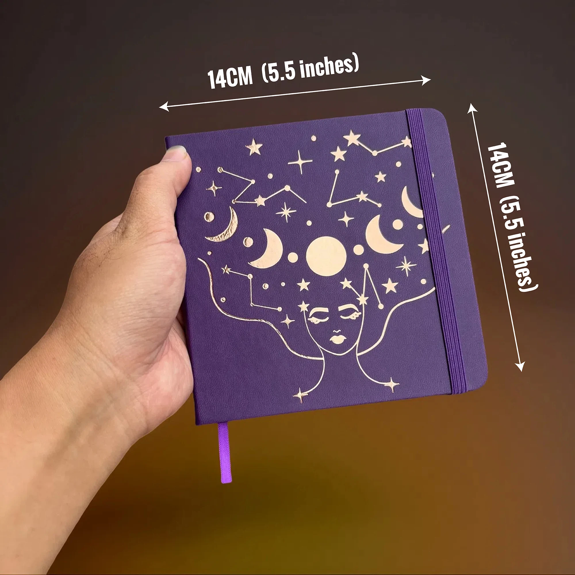 BUJO Dotted Journal – 5,5"x5,5" Quadrat | 180 g/m2 Bambuspapier | Für Bujo, Skizze und kreatives Journaling – Detail 6