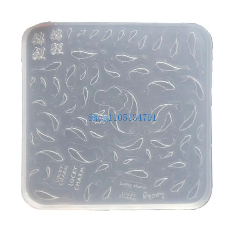 

98km Practical Thin Silicone Art Mold Transparent Stamping Plate Nails Stencils DIY Manicure Mould Tools for Manicurists