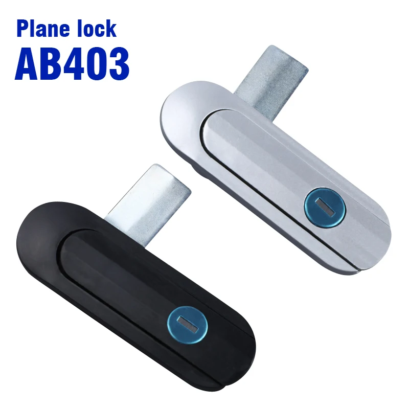 New plastic flat lock AB403 power distribution cabinet door lock switch cabinet door lock industrial equipment cabinet door lock