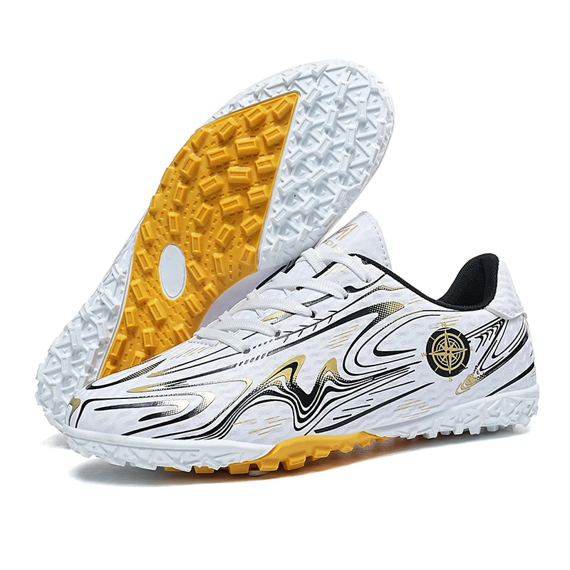 Firm Strap Fixed Men Soccer Sports Shoes Breathable Stable Binding Outdoor Sports Running Shoes