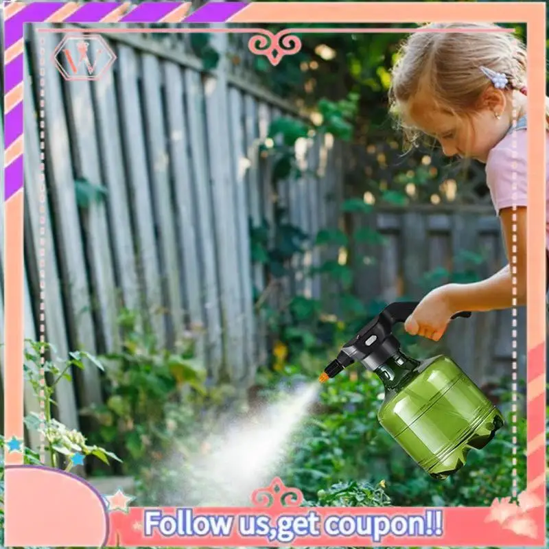 Upgraded Electric Watering Bottle Electric Mist Pot Garden Mist Plant Watering Device Adjustable Mist