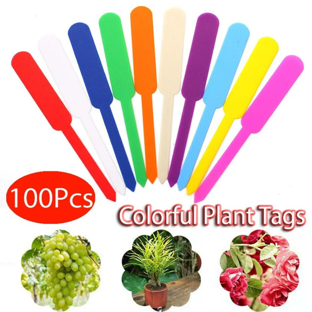 

100 шт. этикетки для садовых растений 12*1,5 см для использования в саду, классные проекты, поделки своими руками, украшение для дома, водонепроницаемая бирка