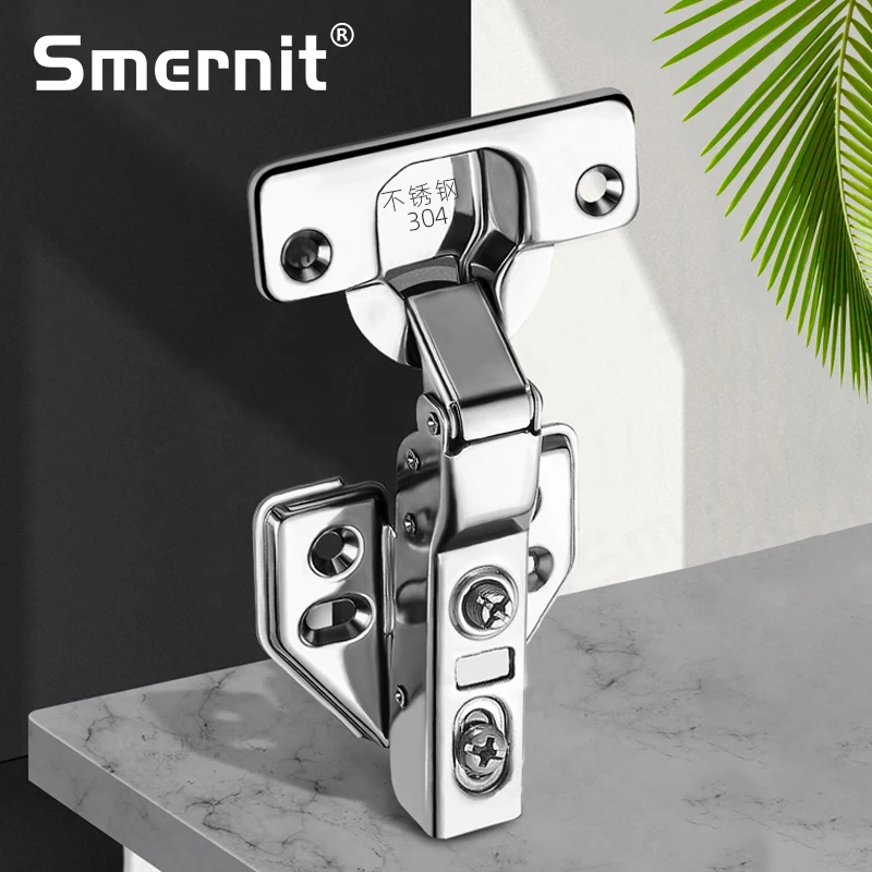 

Hinges Furniture Fittings for Kitchen Cabinets Cupboard Wardrobe Dresser Stainless Steel Damper Buffer Soft Door Hinges Hardware