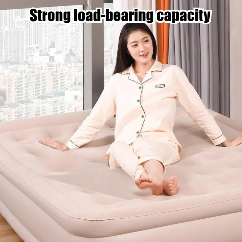 المحمولة مقاومة للرطوبة نفخ فراش قدرة تحمل عالية تنفس الهواء المراتب مريحة لوازم التخييم