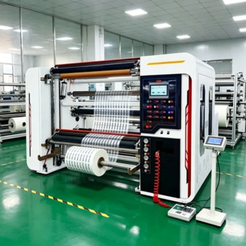 Cash Register Thermal Paper Slitting Rewinder Jumbo Roll Slitter Cutter Slitting Equipment for ATM Receipt Paper  