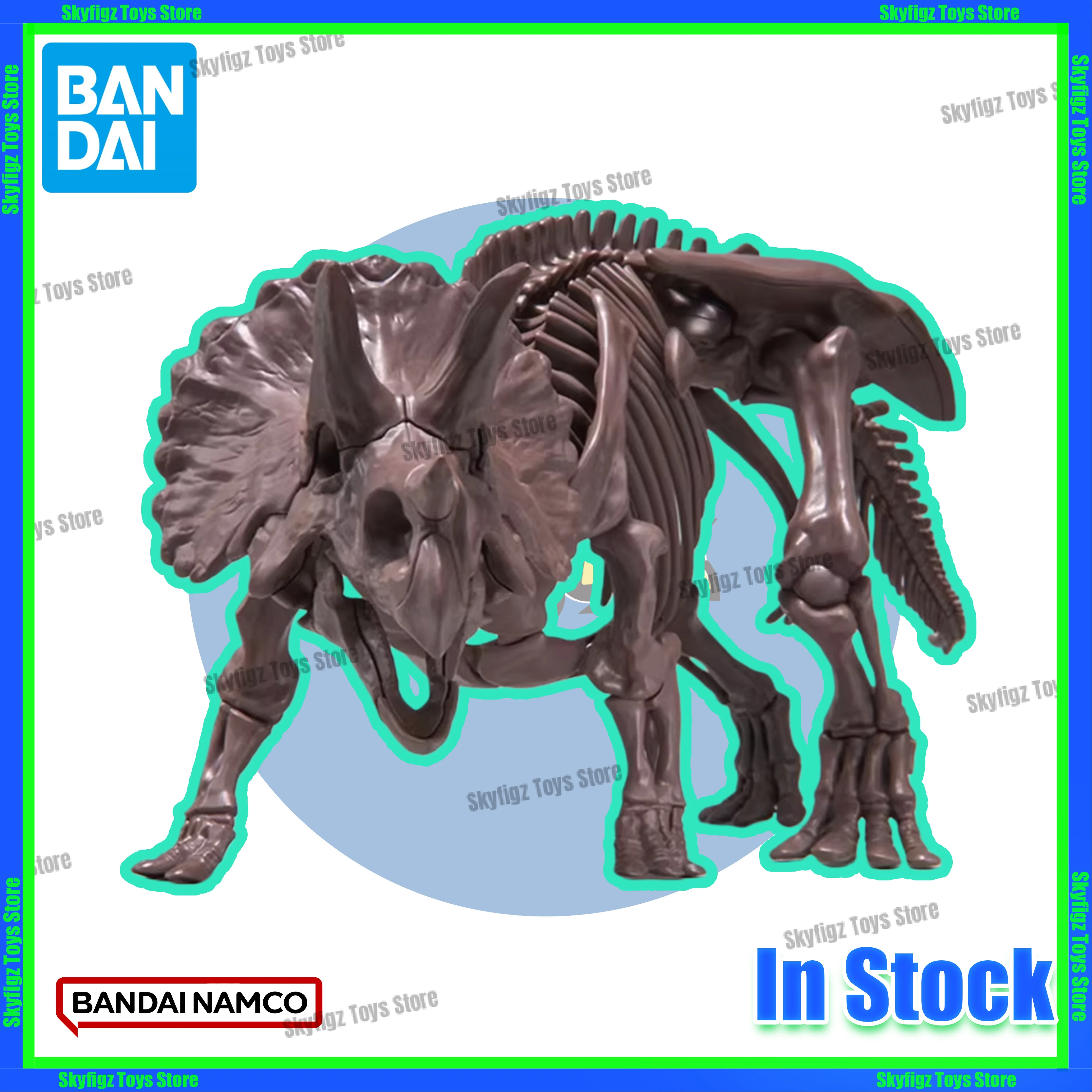 

В наличии модель Bandai в сборе, воображающий скелет, скелет трицератопса [готовый в наличии] подвижная кукла в подарок