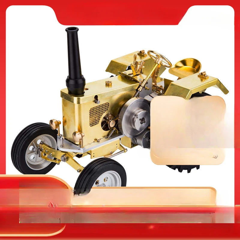 

T16 Antique Roller Tractor Model with 1.6cc Mini Horizontal Air Cooled Single Cylinder Gasoline Internal Combustion Engine