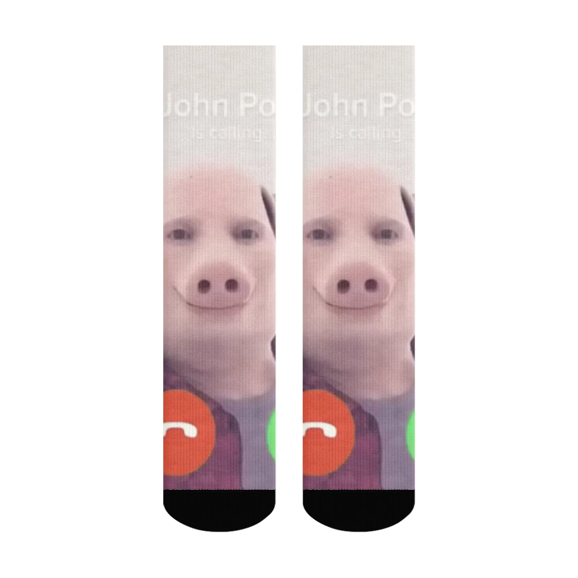 Niedliche John Pig Herrensocken, Persönliche Neuheit Lustige Socken, Atmungsaktive Hautfreundliche Weiche Rutschfeste Sportsocken, Verrückte Partygeschenke – Detail 8