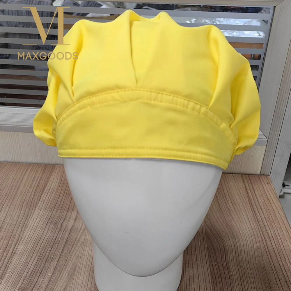 Work Wear Accessories Polyester-Cotton Dust proof Work Cap Food Service Work Headband Wrap Hair Hat Bundled Hair Chef Cap Hotel