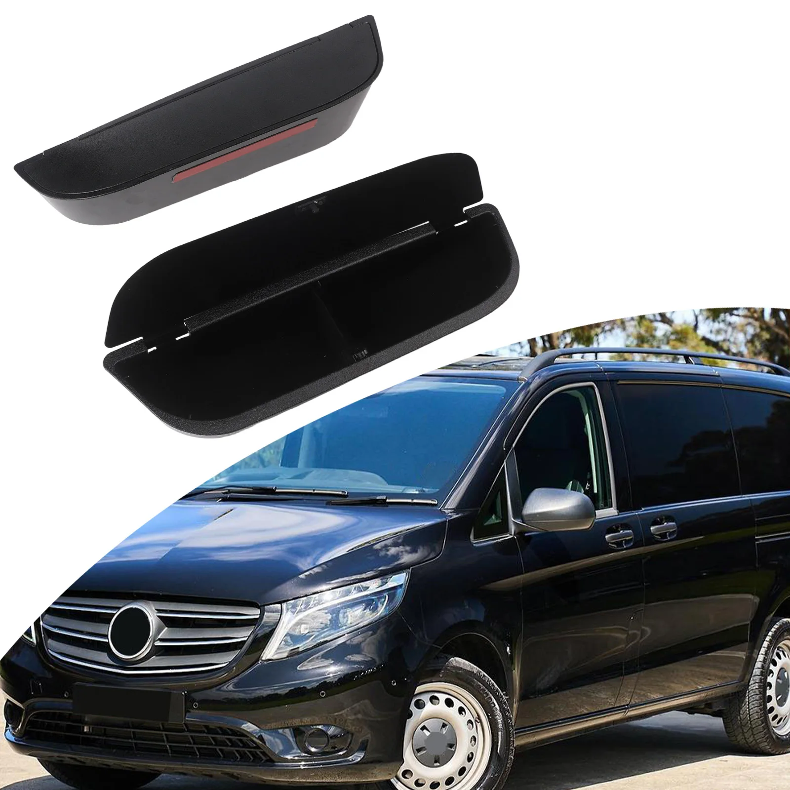 

Front Left and Right Storage Boxes for Mercedes For Vito (2016 2023) Practical Design with Easy Installation Features