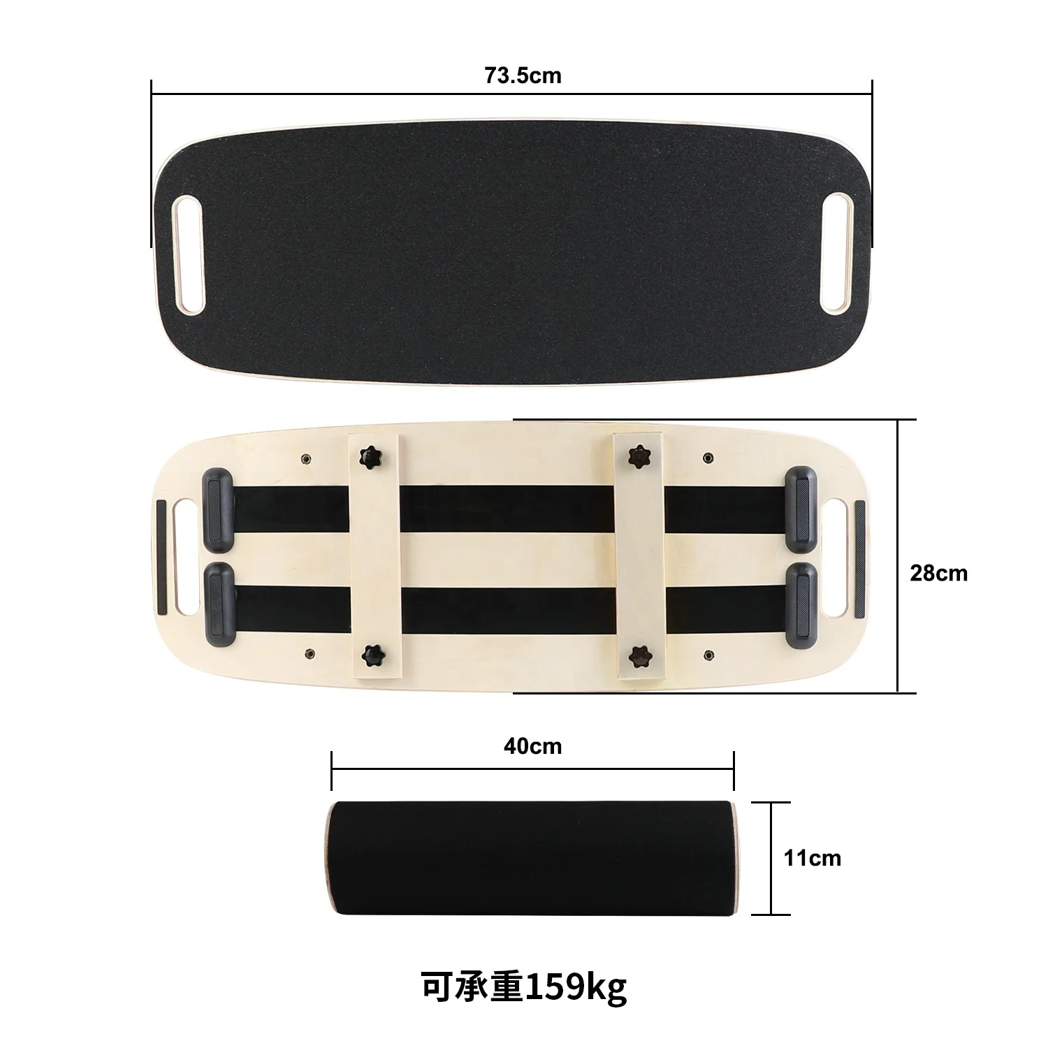 

Деревянная балансировочная доска для скейтборда/серфинга/лыжного спорта/снеуборда, спортивное тренировочное оборудование