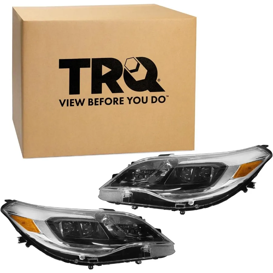 2 Piece Headlight Assembly Set for Driver and Passenger Side HighPerformance LED Lighting Solution with Enhanced Visibility and