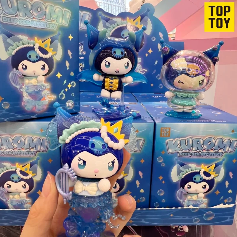 TOPTOY Kuromi Deep Sea Secrets Series Blind Box Trendy Toy Anime Peripheral Collectible Ornament Gift For Fans Collectors