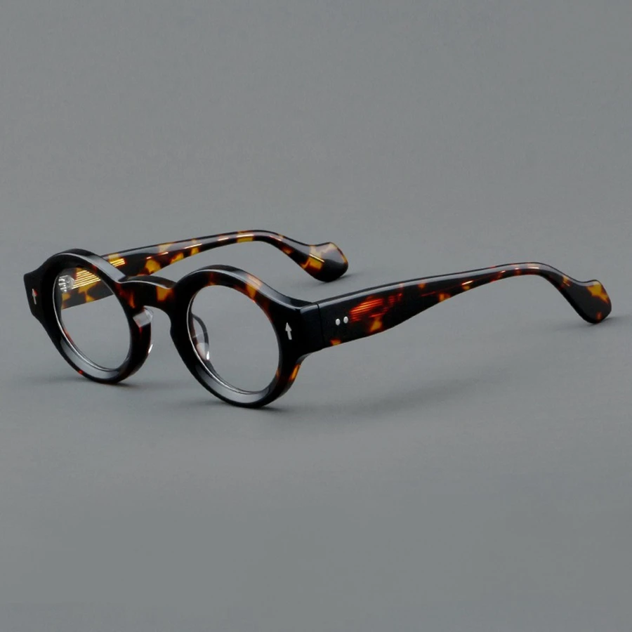 

Men's Spectacle Frame Women Anti-Blue Light Style Glasses Clear Lens Brand Designer Female Acetate Frame Vintage Eyeglasses