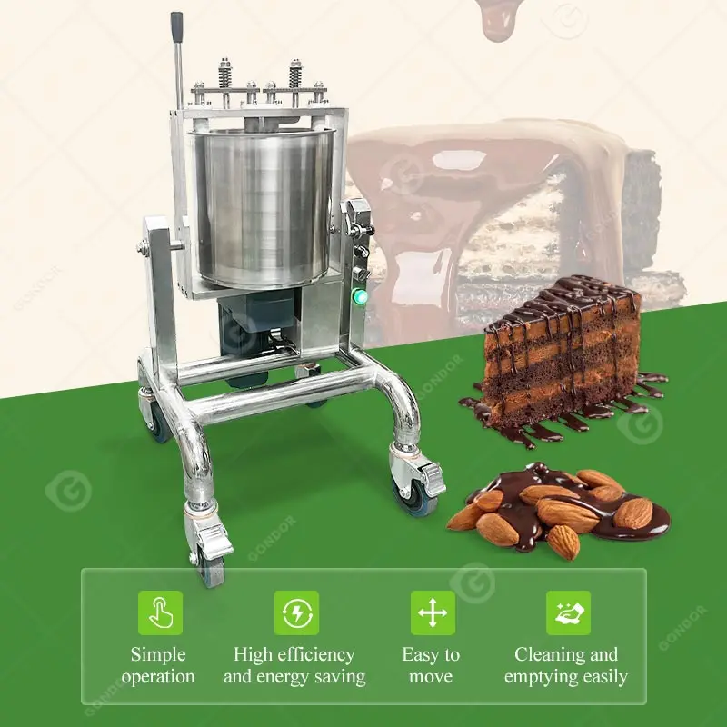 Wet Stone Grinding Machine 2kg 5kg 10kg 7kg 40kg 50kg Mini Chocolate Refining Melange Machine