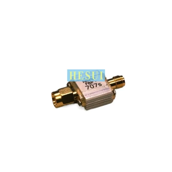 

699MHz-716MHz 707MHz module RF BPF filter module SAW bandpass filter module board FDD700 CNC Al shielding shell SMA port