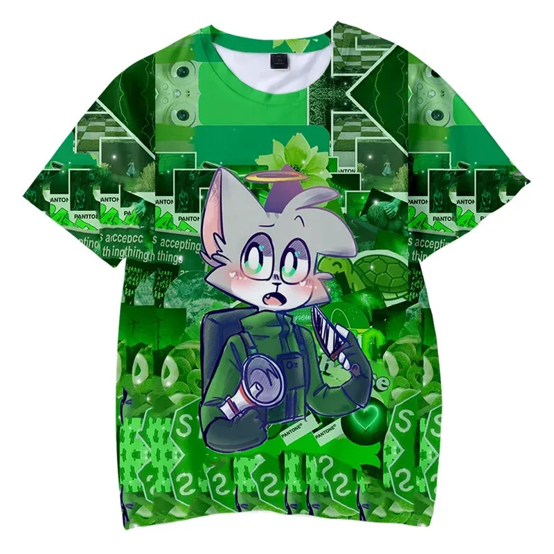 Футболка CyAcenix Merch, футболки с героями мультфильмов для мальчиков и девочек, футболка, детская одежда, детская одежда, футболки с рисунком, костюм для косплея