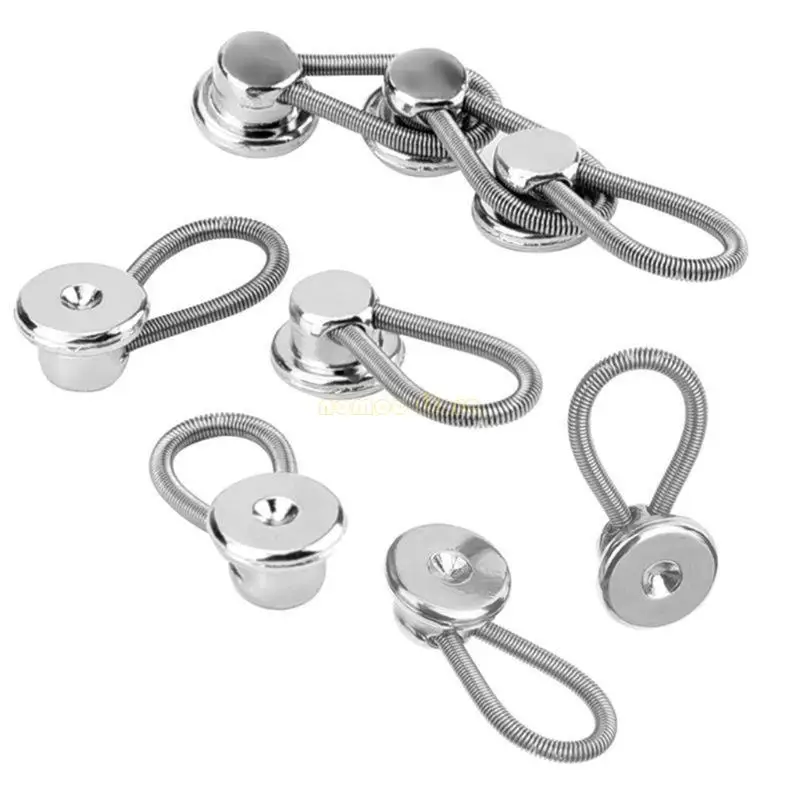 31BF 12x تمديدات طوق الزر موسع الرقبة القابل للتعديل الطول المتوسع للرجال النساء