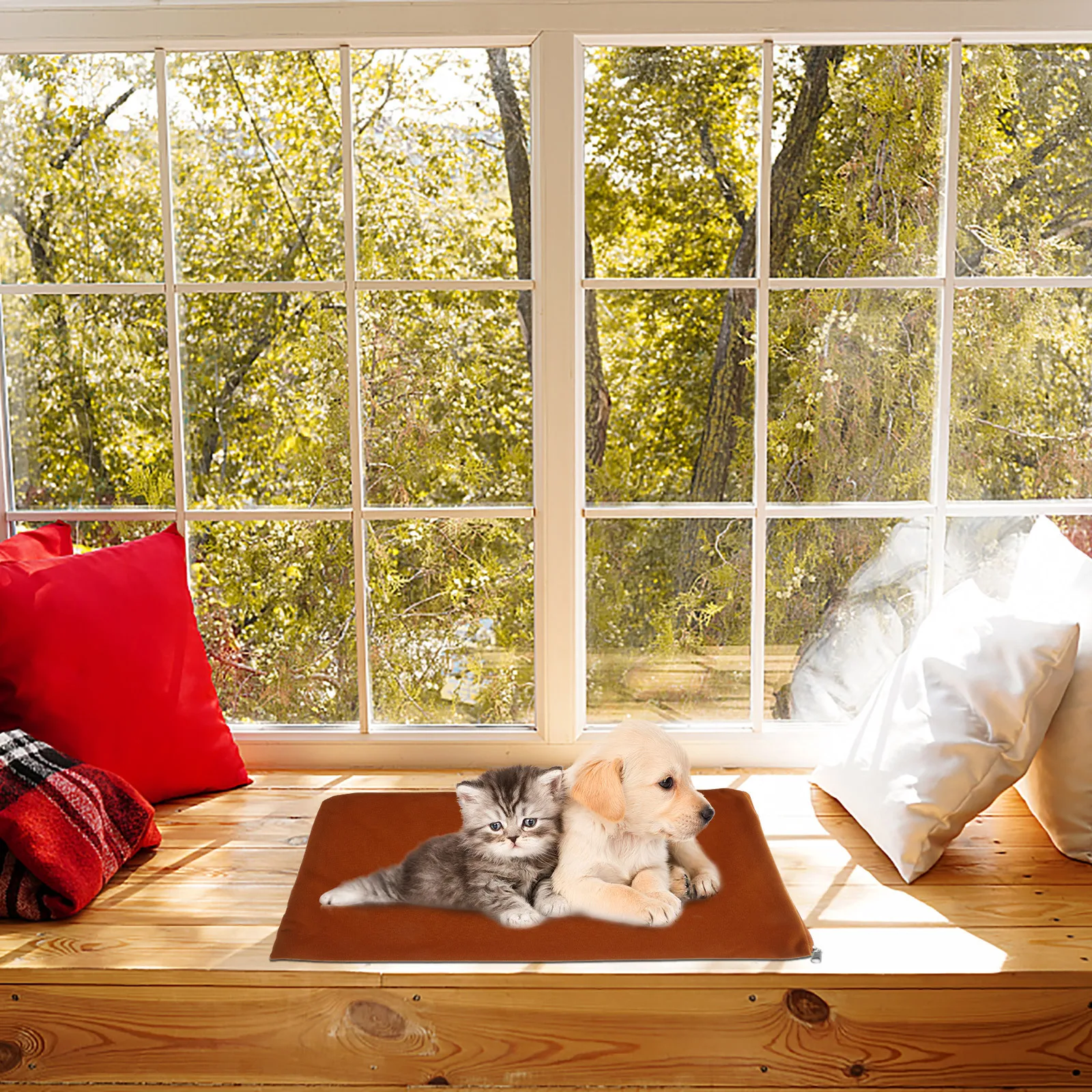 

Pet Cat Electric Pad Cover Replacement Winter Warm Heating Mat Protector Waterproof Scratch Resistant Pet Heating Cushion Cover