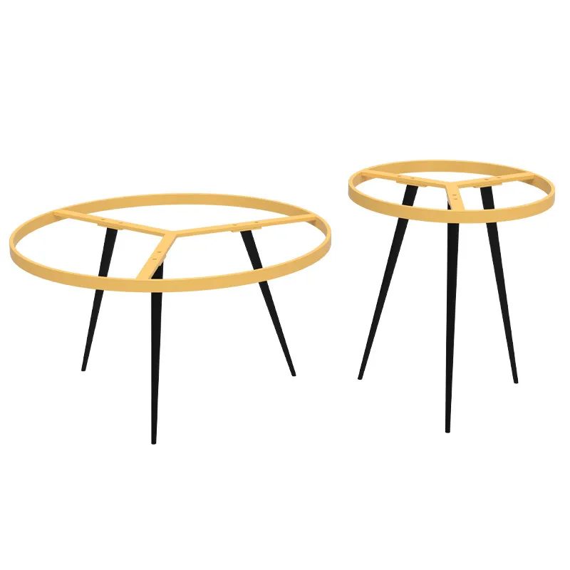 Laitu custom wrought iron stainless steel round child and mother coffee table legs metal support feet table legs bracket table