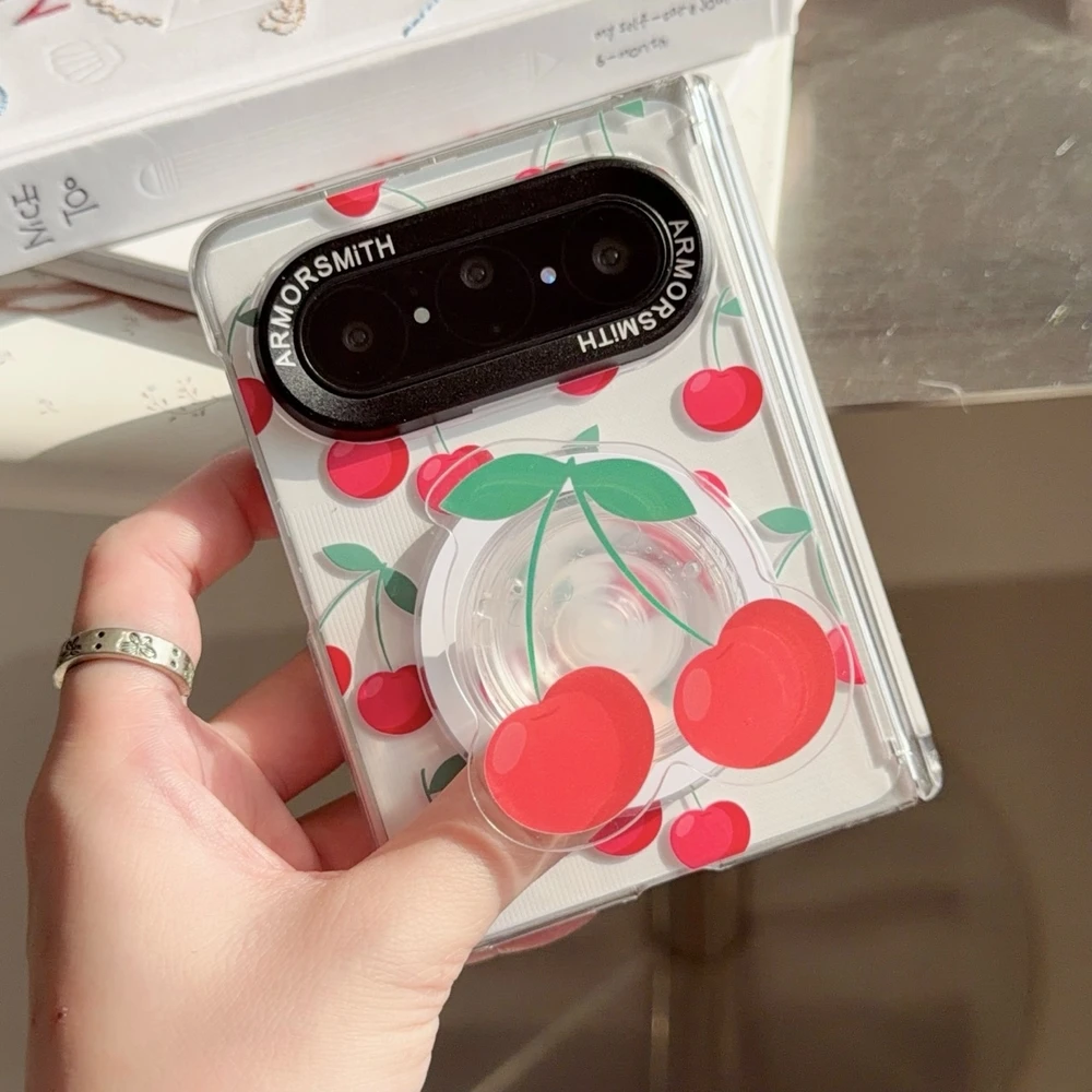 Cute Fruit Cherry Transparent - Phone Cases Holder review and price