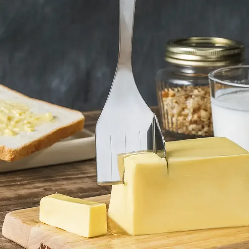 2025 Hot Stainless Steel Butter Knife with Grater for Easy Spreading Kitchen Spatula for Bread and Toast and Cooking