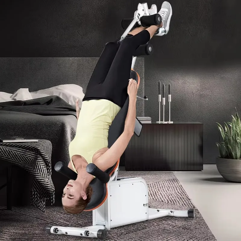 Inverted Back Pain Spine Electric Inverted Machine Fitness Yoga Stretching Height Increase Assisted Traction image 2