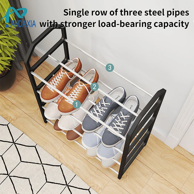 Simple Trapezoidal Shoe Rack for Home Use, Doorstep, Dormitory, Dormitory Storage, Shoe Cabinet, Balcony, Four Story Shelf, SPAC