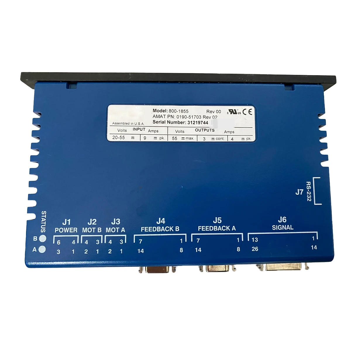 Brand New & 100%   800-1855 800 Series Servo Drive/Controller