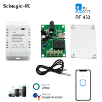 EWelink Smart TH16 Switch 16A Thermostat Temperature Monitoring WiFi Switch Wireless Control Compatible With Alexa Google Home