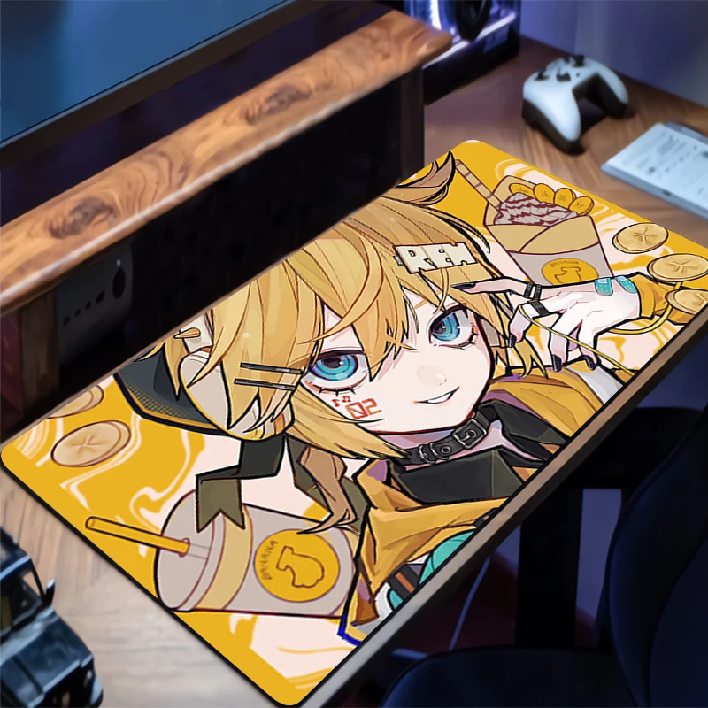 

Design Gaming Mouse Pad Anti-Slip Rubber Base Extended Desk Mat For Gamer Office Anime Girls Computer Accessories Mousepad