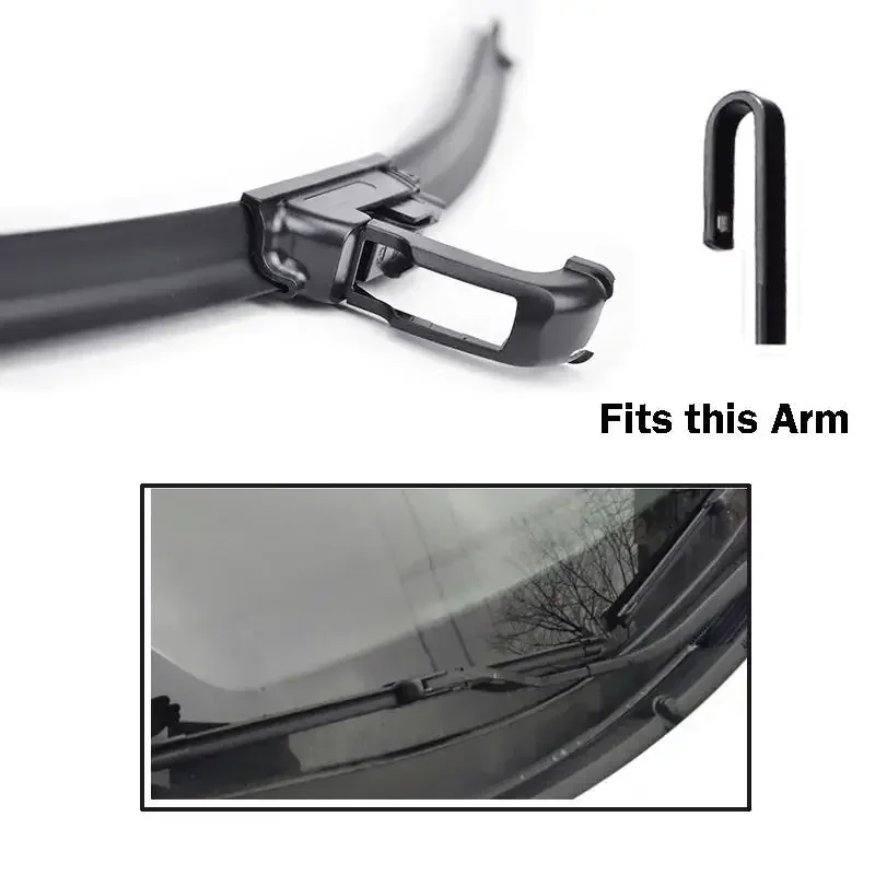 For FIAT Punto Box Van Hatchback 176 188 1993 1995 1999 2000 2005 2006 2008 2010 2011 2012 Double Rubber Wiper Blades