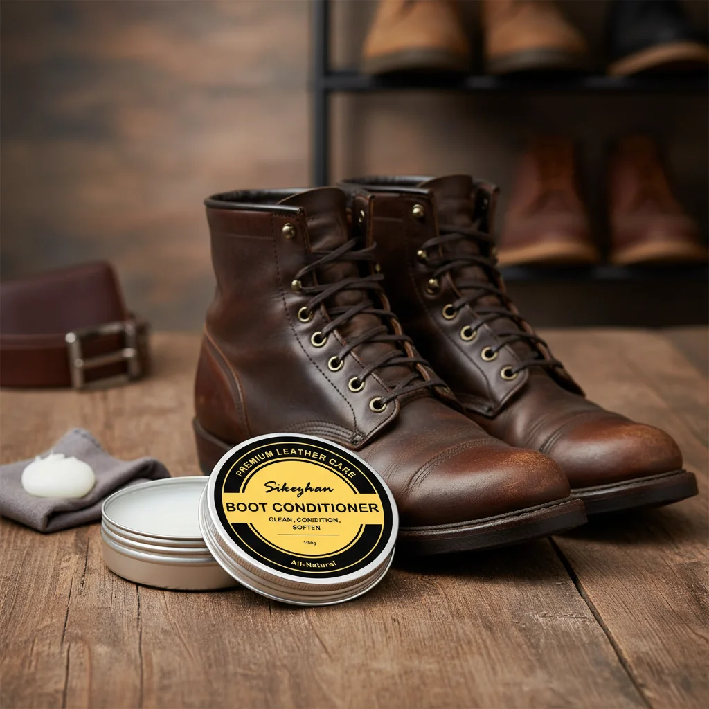 Leather Cleaner & Conditioner Balm | 100% Natural Ingredients | Unscented, Invisible for All Shoe Colors | on-The-Go Shoe Care