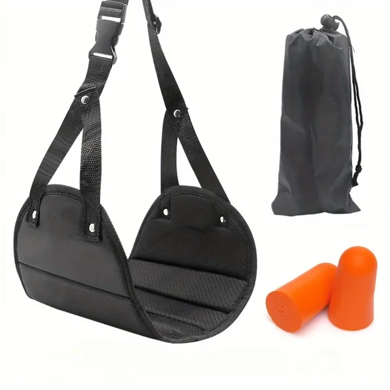 NYXIA Tragbarer Reise-Hängematten-Fußstuhl für Büro und Zuhause, Outdoor, Reisen, Beinstuhl, Hängematte, Komfortmöbel, Reiseutensilien – Detail 2
