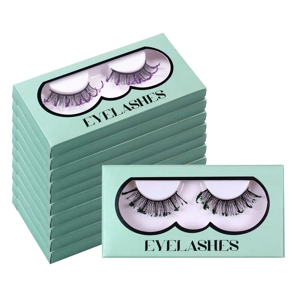 New Eye Lash Extension False Eyelashes Faux Mink Hair Wispies Fluffy Eyelashes Natural Long Eye Makeup Tools Fake Eyelashes Ball