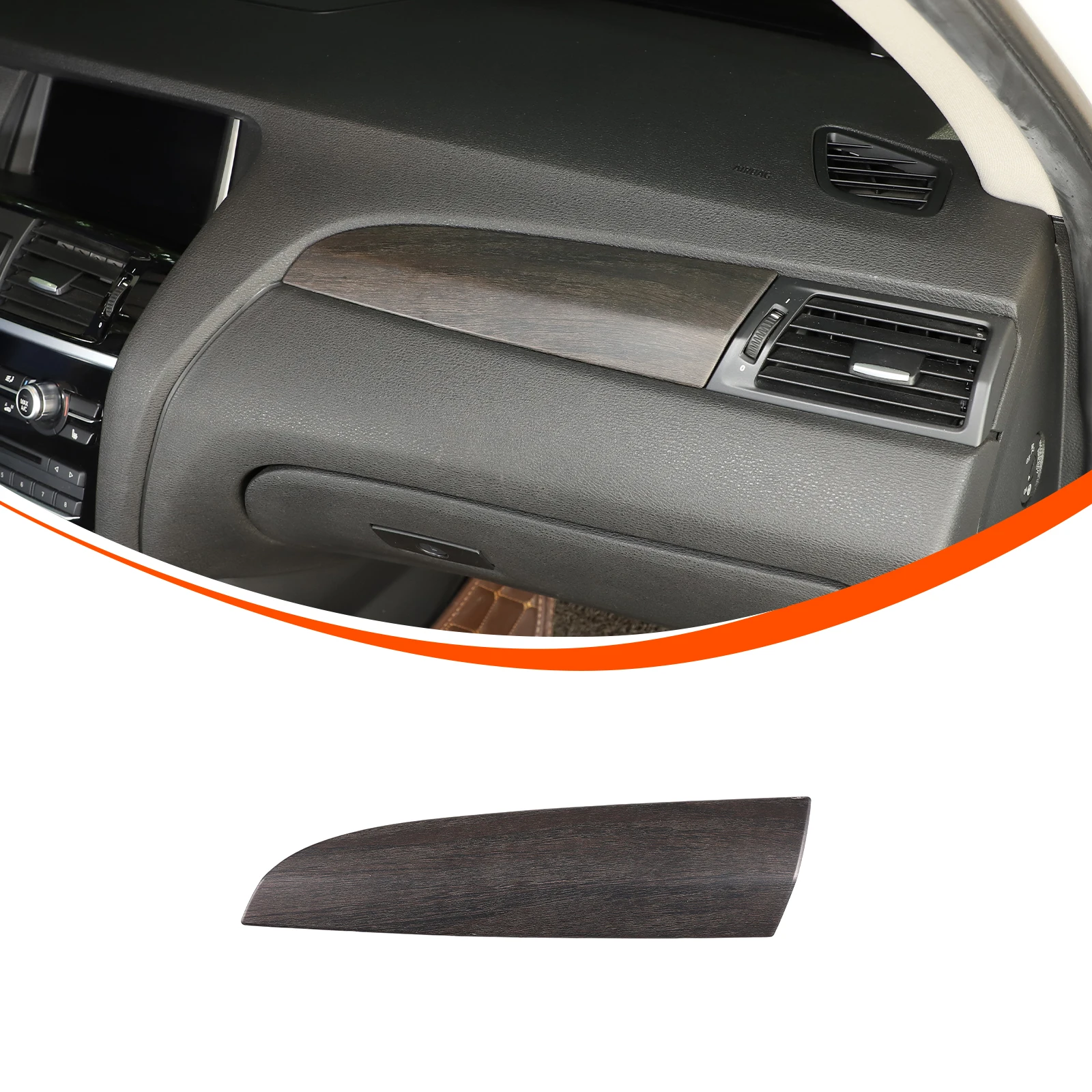 

For BMW X3 F25 X4 F26 2011-2017 ABS Carbon Fiber Car Dashboard Panel Cover Trim Car Interior Center Console Decoration Sticker