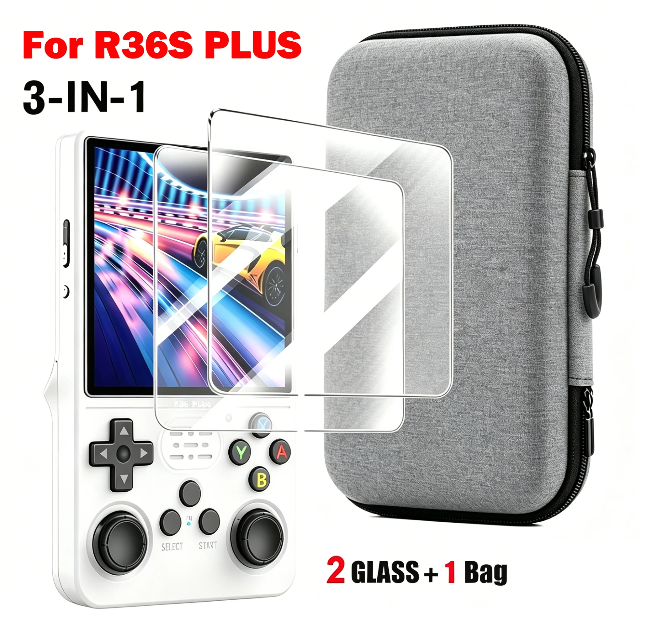 BOYHOM R36 PLUS Carrying Case Premium Storage Bag Anti-scratch Glass Protector Silicone Cover Kit Storage R36PLUS Accessories