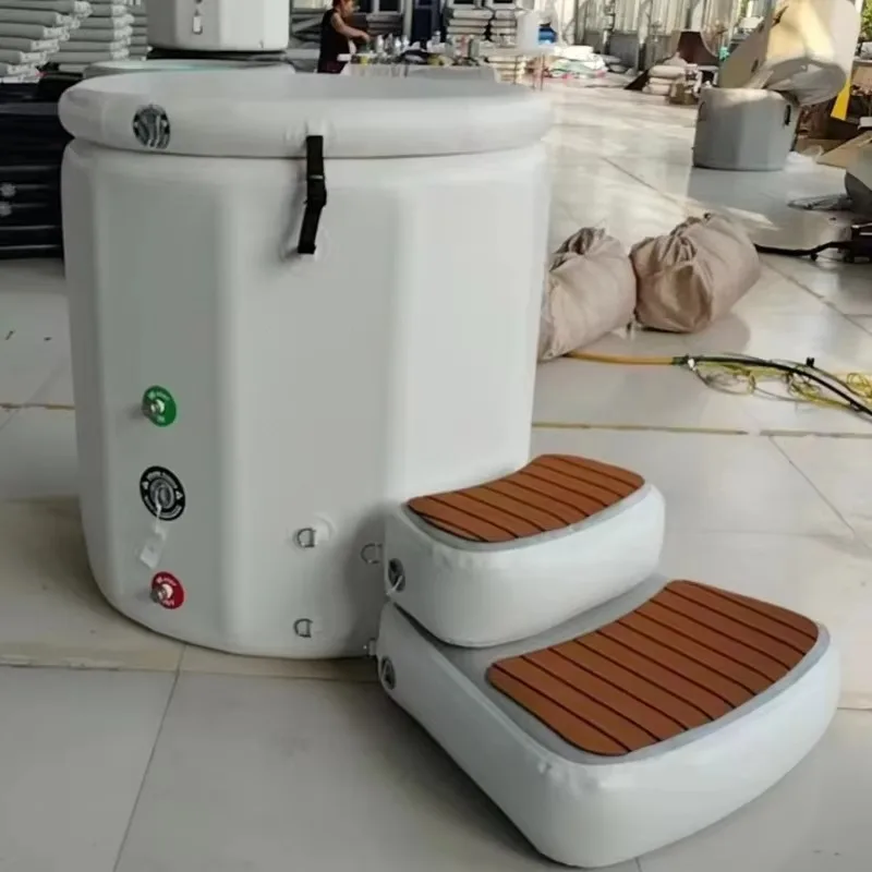 Portable Cold Plunge Bathtub with Chiller PVC Material for Sports And Fitness Large Inflatable Ice Bath Tub for Recovery Therapy