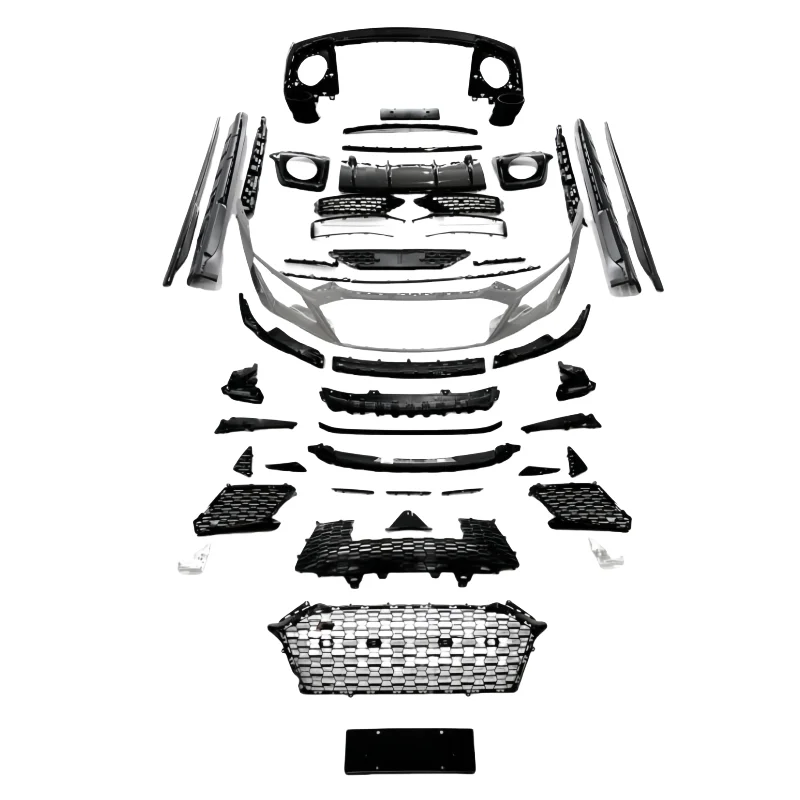 Suitable for 16-19  R8 Modified with 21th Model Limited Edition Large Wraparound Kit Including the Front and Rear Bumpers